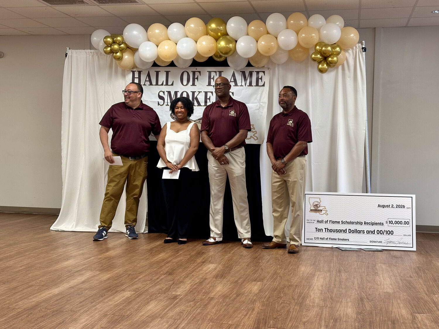 Hall of Flame Smokers 2026 scholarship banquet, St. Martinville