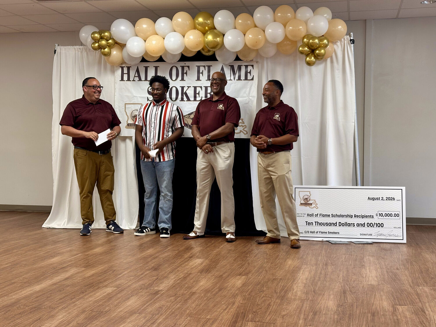 Hall of Flame Smokers 2026 scholarship banquet, St. Martinville
