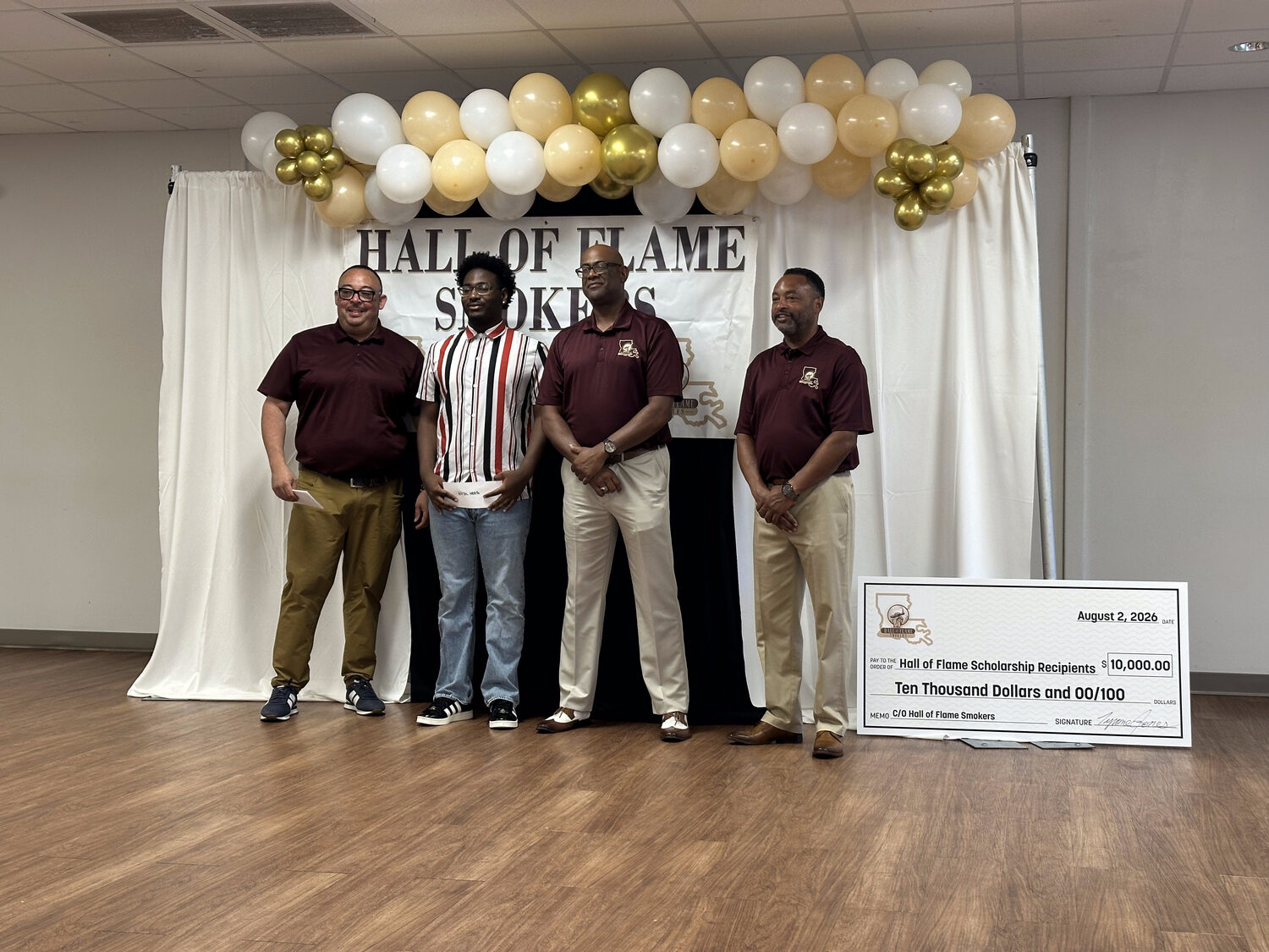 Hall of Flame Smokers 2026 scholarship banquet, St. Martinville