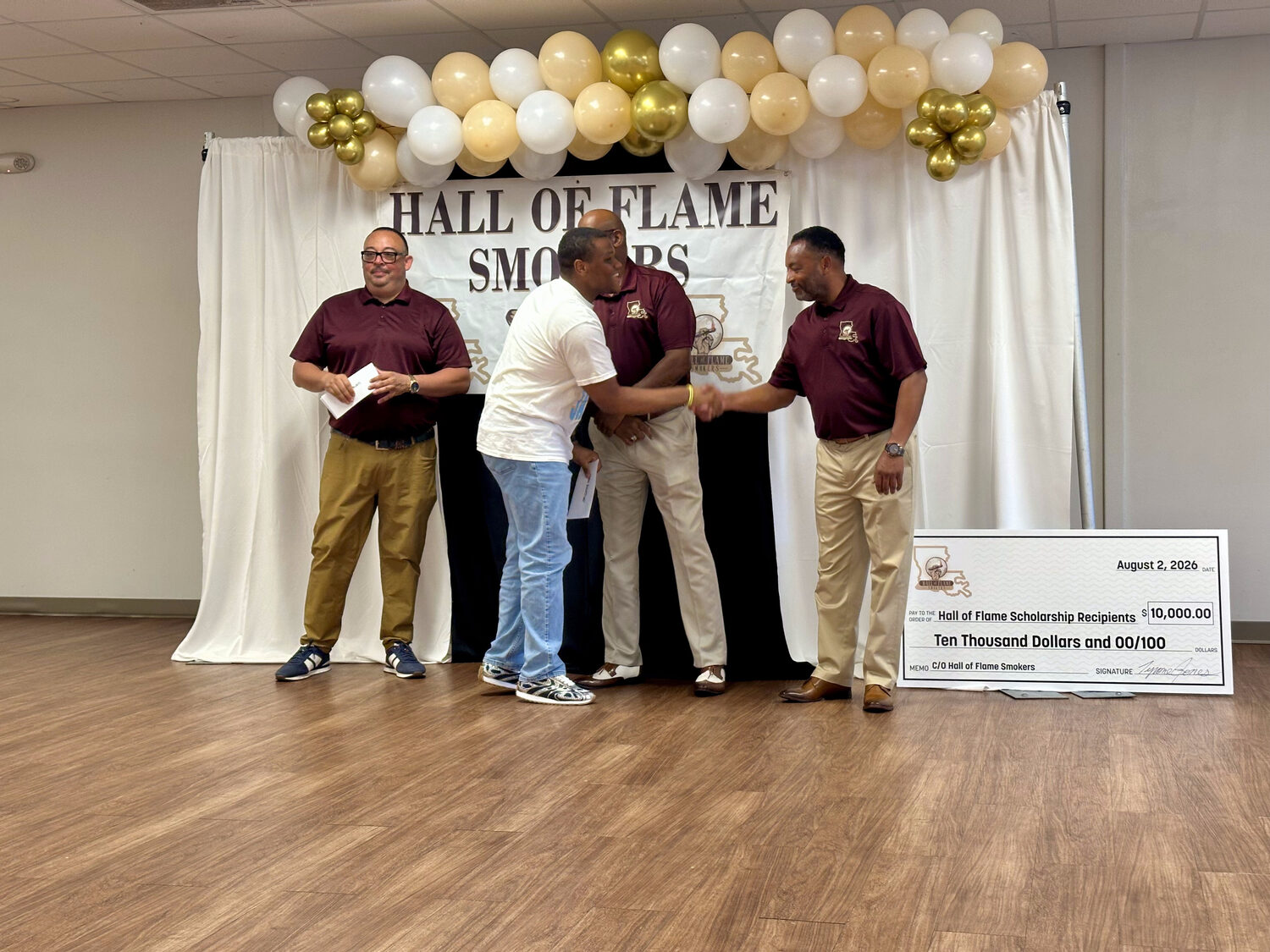 Hall of Flame Smokers 2026 scholarship banquet, St. Martinville