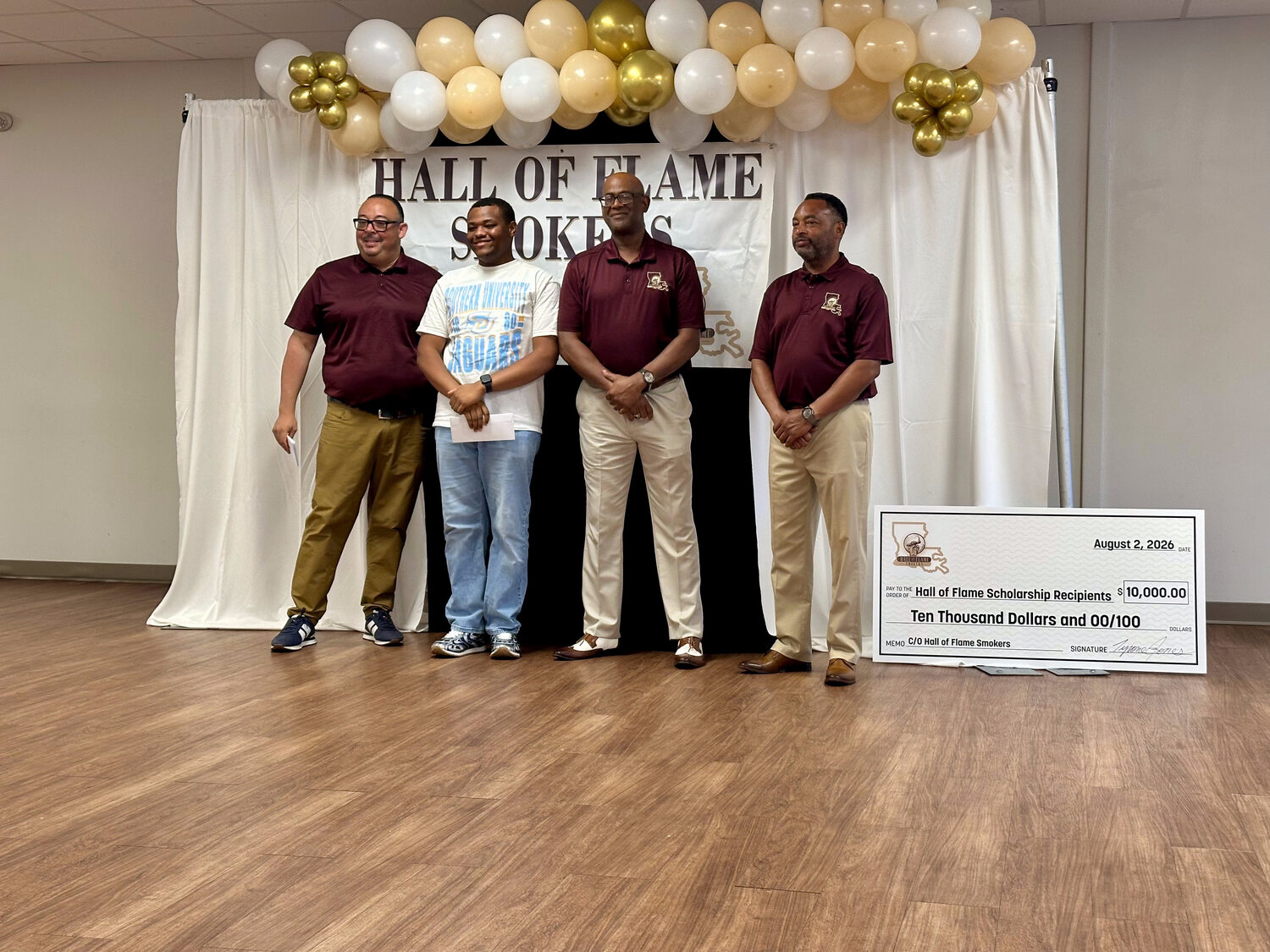 Hall of Flame Smokers 2026 scholarship banquet, St. Martinville