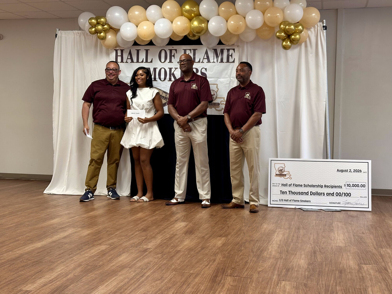 Hall of Flame Smokers 2026 scholarship banquet, St. Martinville