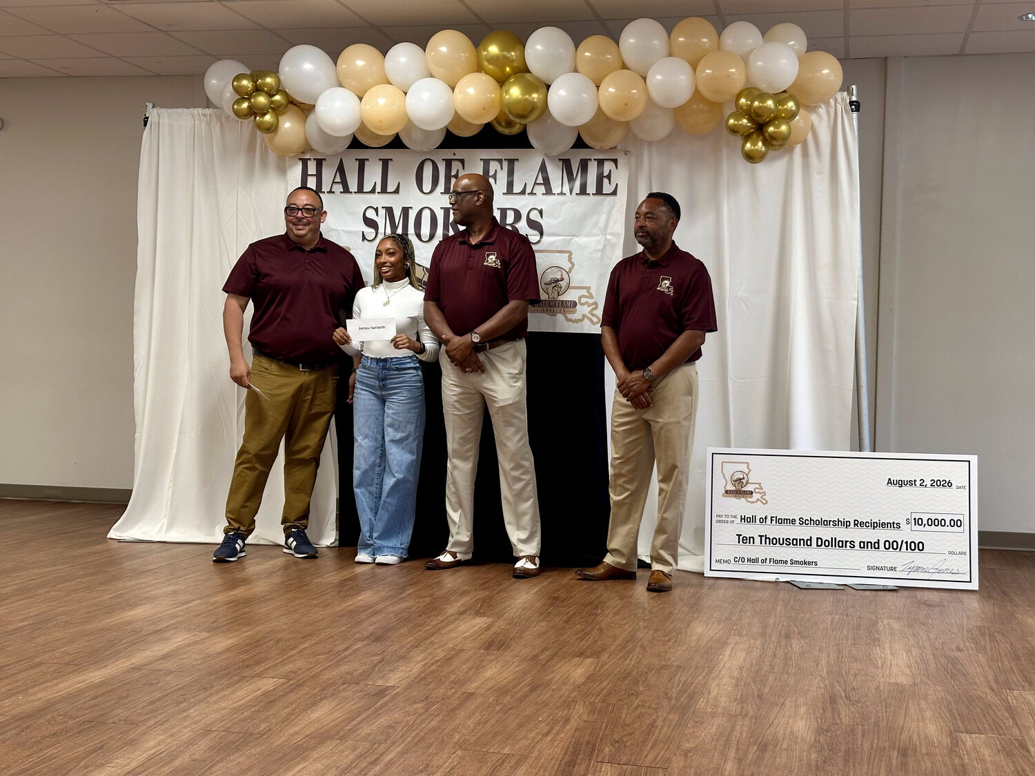 Hall of Flame Smokers 2026 scholarship banquet, St. Martinville